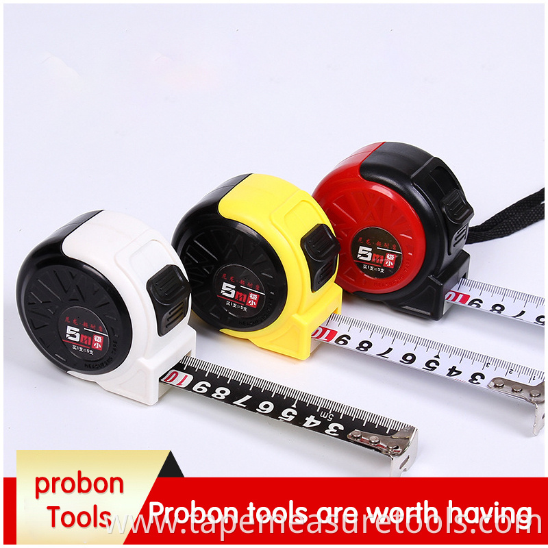 Factory wholesale custom 3m 5m white black steel tape measure